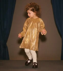 Sale Baby & Toddler Gold Metallic Special Dress Dresses