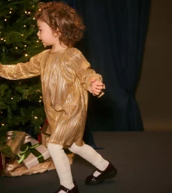 Sale Baby & Toddler Gold Metallic Special Dress Dresses