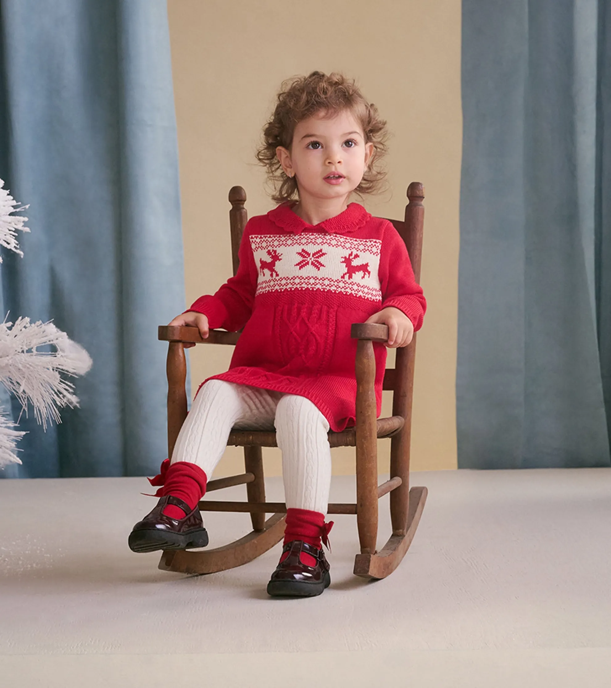Clearance Baby & Toddler Holiday Cable Knit Sweater Dress Dresses