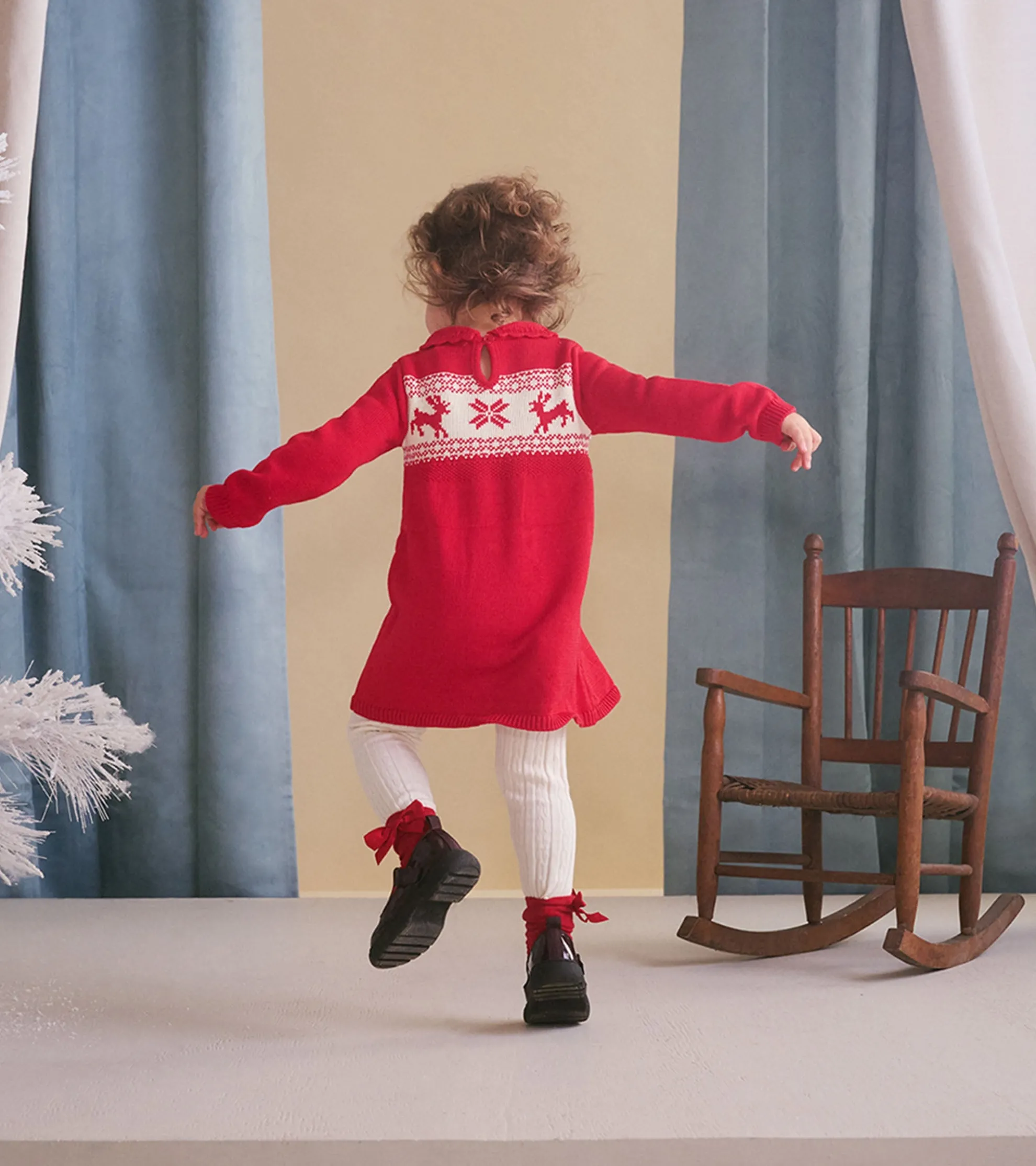 Clearance Baby & Toddler Holiday Cable Knit Sweater Dress Dresses