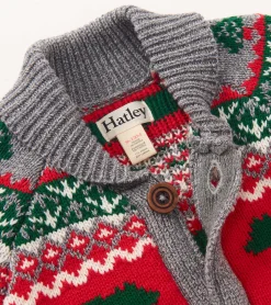 Outlet Baby & Toddler Knit Bear Shawl Collar Cardigan Sweaters