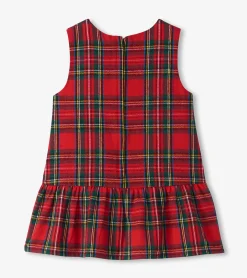 New Baby & Toddler Red Plaid Pinafore Dress Dresses