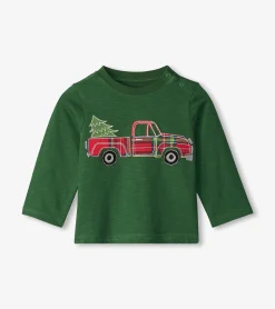 Online Baby & Toddler Red Plaid Long Sleeve T-Shirt Tops