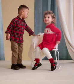 Online Baby & Toddler Red Plaid Button Down Shirt Tops