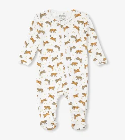 Hot Baby Boys Celestial Tigers Bamboo Sleeper Sleepwear|Sleepwear