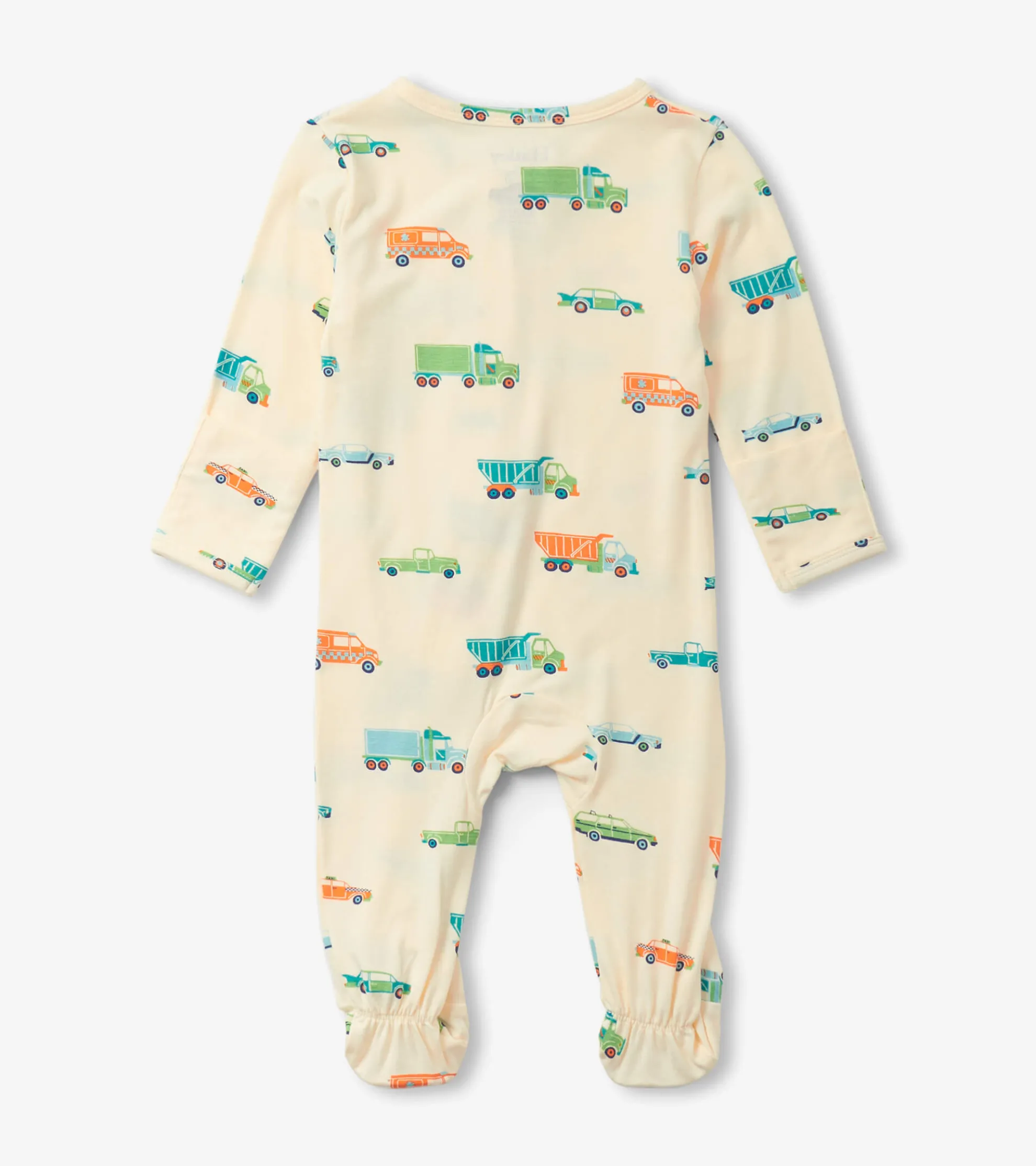 Outlet Baby Boys Dinky Cars Footed Sleeper Sleepwear|Sleepwear
