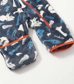 Best Baby Boys Dino Fossils Fleece Suit Sweaters|Outerwear