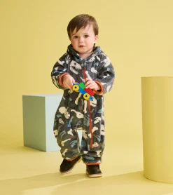Best Baby Boys Dino Fossils Fleece Suit Sweaters|Outerwear