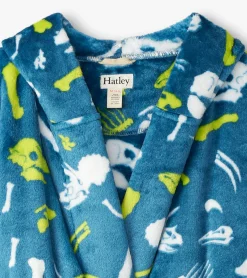 New Baby Boys Dino Fossils Fleece Robe BOY Sleepwear|Sleepwear