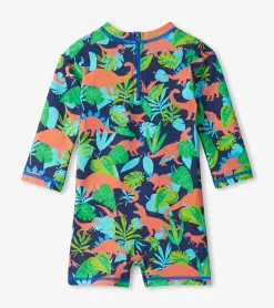 Discount Baby Boys Dino Jungle One-Piece Rashguard Swimwear|Swimwear