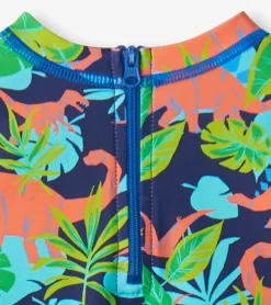 Discount Baby Boys Dino Jungle One-Piece Rashguard Swimwear|Swimwear