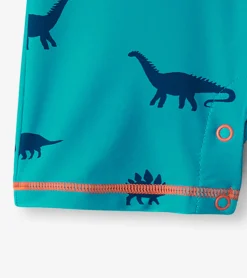 Clearance Baby Boys Dino Silhouette One-Piece Rashguard Swimwear|Swimwear