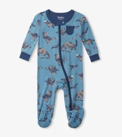 Online Baby Boys Dinosaur Footed Sleeper Sleepwear|Sleepwear