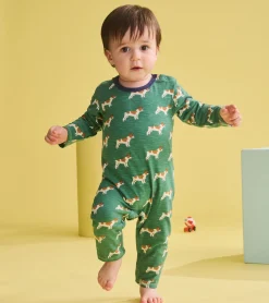 Best Baby Boys French Bulldogs Long Sleeve Romper Rompers