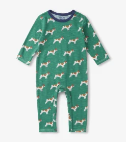 Best Baby Boys French Bulldogs Long Sleeve Romper Rompers