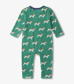 Best Baby Boys French Bulldogs Long Sleeve Romper Rompers