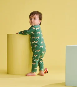 Best Baby Boys French Bulldogs Long Sleeve Romper Rompers