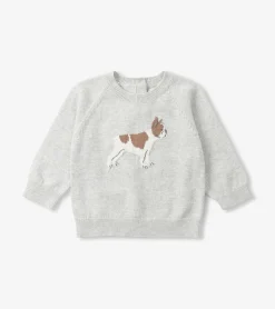 New Baby Boys Little Bulldog Pullover Sweater & Pants Sweaters