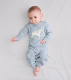 Online Baby Boys Little Bulldog Sweater Romper Sweaters|Rompers