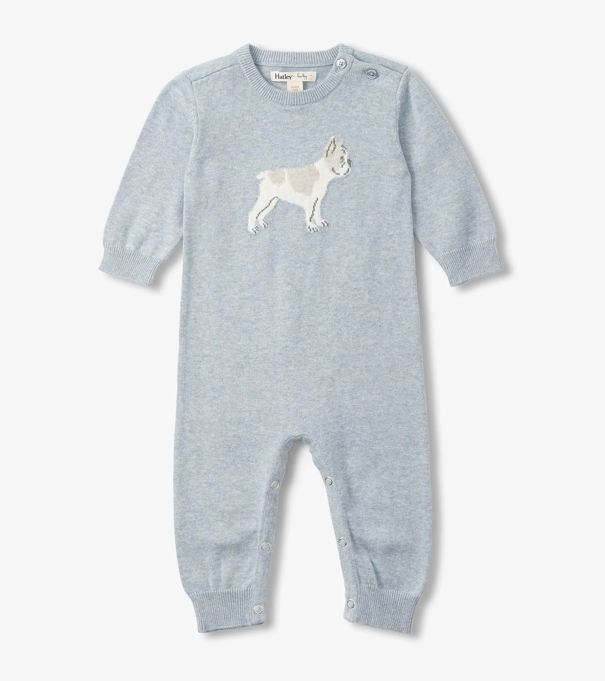 Online Baby Boys Little Bulldog Sweater Romper Sweaters|Rompers
