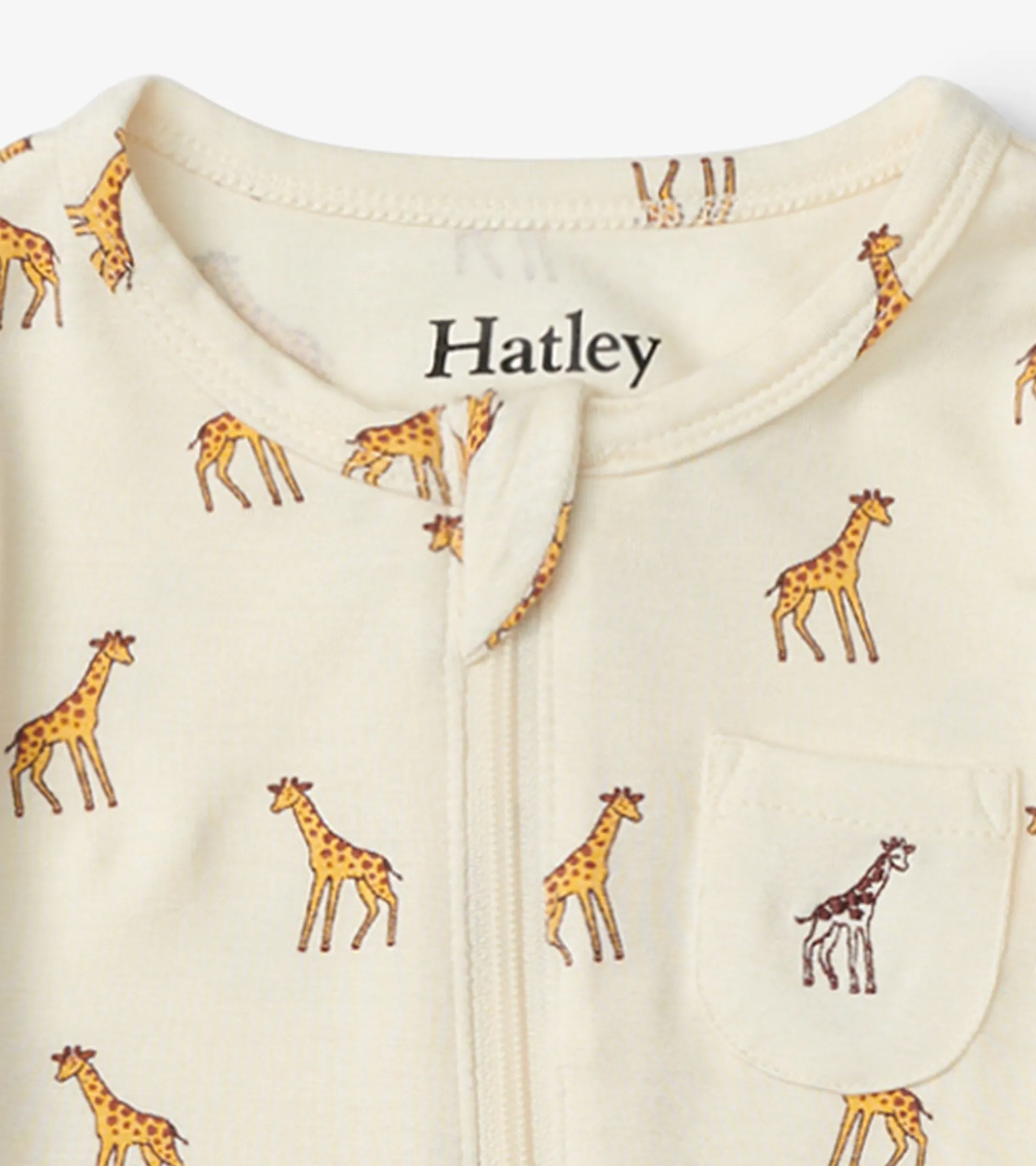 Clearance Baby Boys Little Giraffes Footed Sleeper Sleepwear|Sleepwear