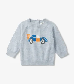 Clearance Baby Boys Little Racecar Pullover Sweater & Pants Sweaters