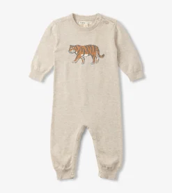 New Baby Boys Little Tiger Sweater Romper Sweaters|Rompers