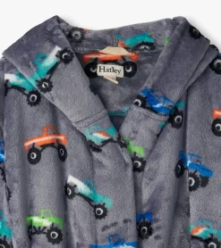 Baby Boys Monster Trucks Fleece Robe BOY Sleepwear|Sleepwear