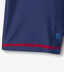 New Baby Boys Nautical Anchor One-Piece Rashguard Swimwear|Swimwear