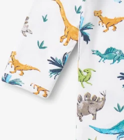 New Baby Boys Prehistoric Dino Footed Sleeper Sleepwear|Sleepwear