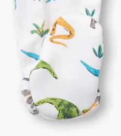New Baby Boys Prehistoric Dino Footed Sleeper Sleepwear|Sleepwear