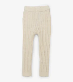 New Baby Cream Cable Knit Tights Bottoms