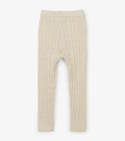 New Baby Cream Cable Knit Tights Bottoms
