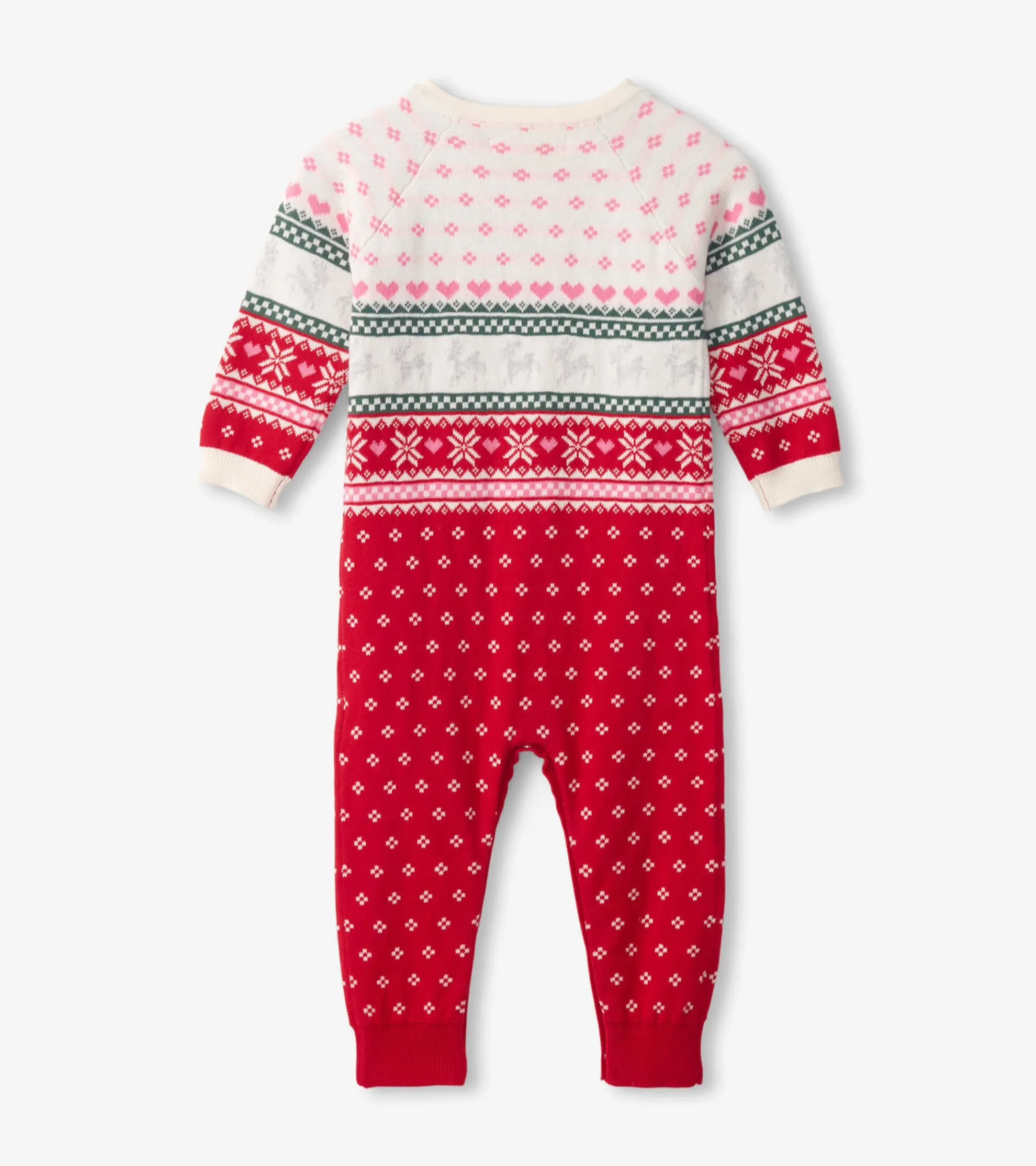 Baby Deer Fairisle Sweater Onesie Sweaters|Rompers