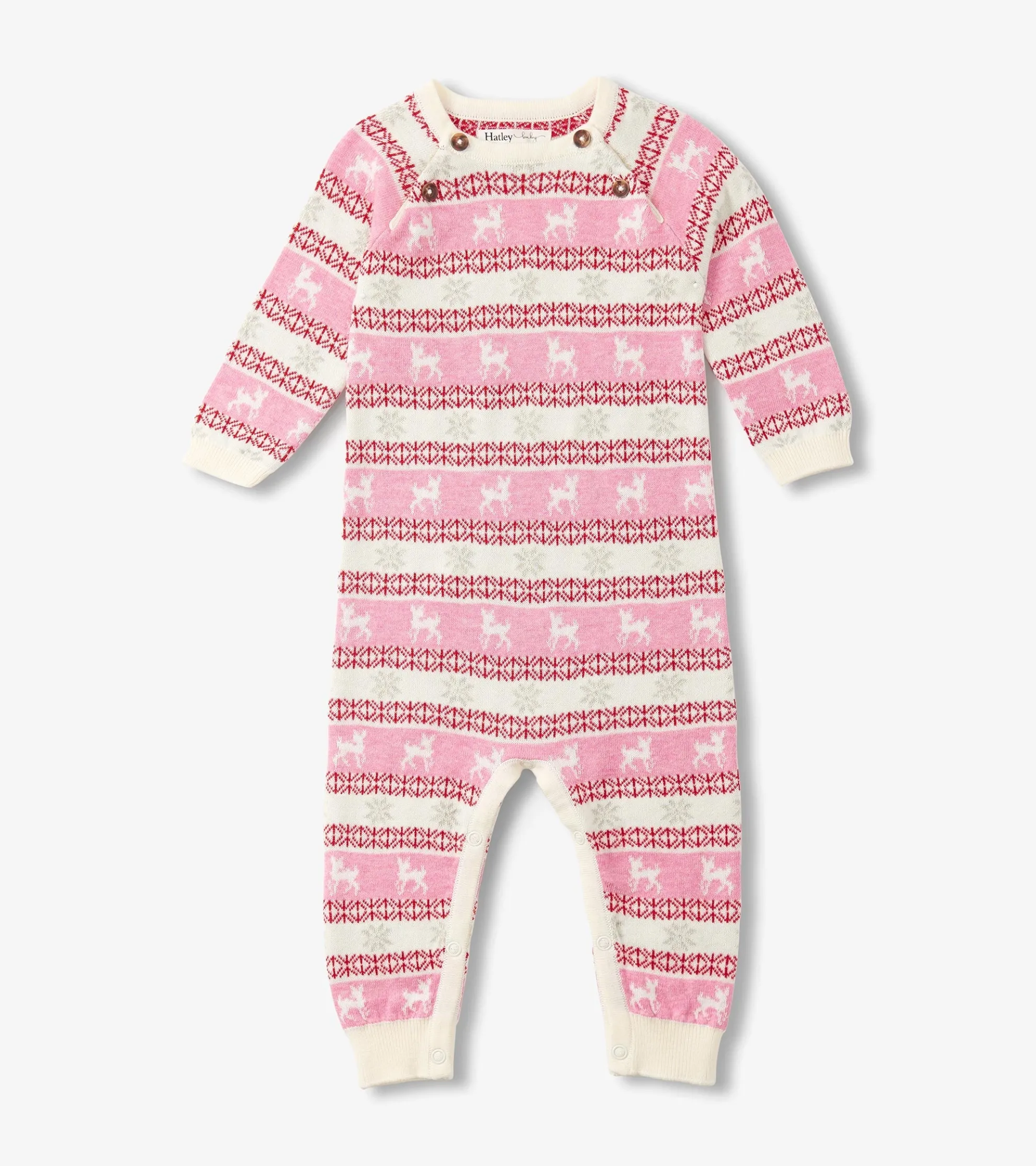 Outlet Baby Doe Fair Isle Sweater Romper Rompers