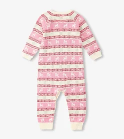 Outlet Baby Doe Fair Isle Sweater Romper Rompers