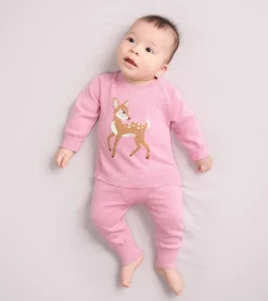 New Baby Girls Baby Doe Pullover Sweater & Pants Sweaters