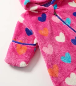 Discount Baby Girls Hearts Fleece Suit Sweaters|Outerwear
