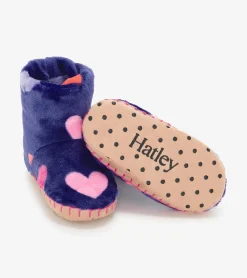Online Baby Girls Hearts Fleece Slippers Sleepwear|Sleepwear