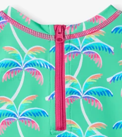 Outlet Baby Girls Rainbow Palm Rashguard Swimsuit Swimwear|Swimwear