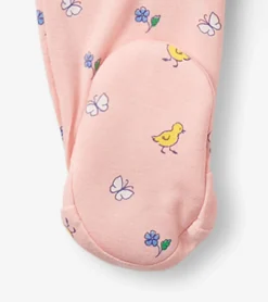 Best Baby Girls Springtime Ruffle Footed Sleeper Sleepwear|Sleepwear