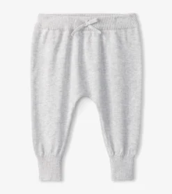 Best Baby Grey Melange Pull On Sweater Pants Bottoms