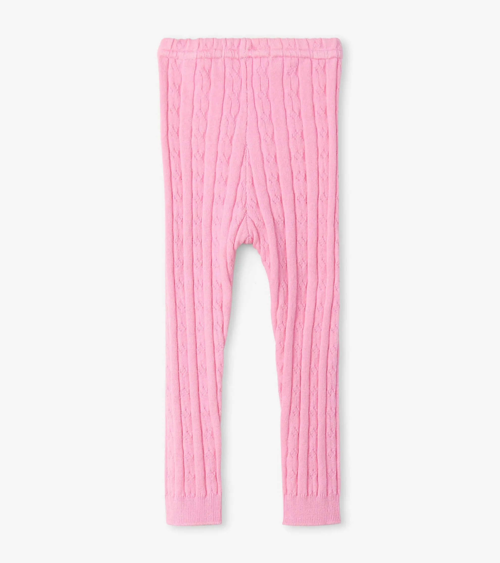 Discount Baby Pink Cable Knit Leggings Bottoms