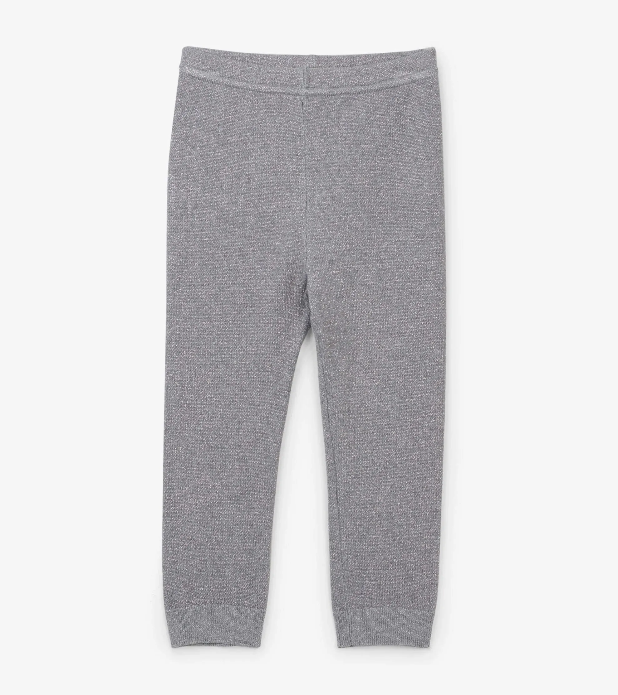 Sale Baby Silver Glitter Cable Knit Leggings Bottoms