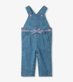 Outlet Baby Spring Blue Denim Overalls Rompers|Bottoms