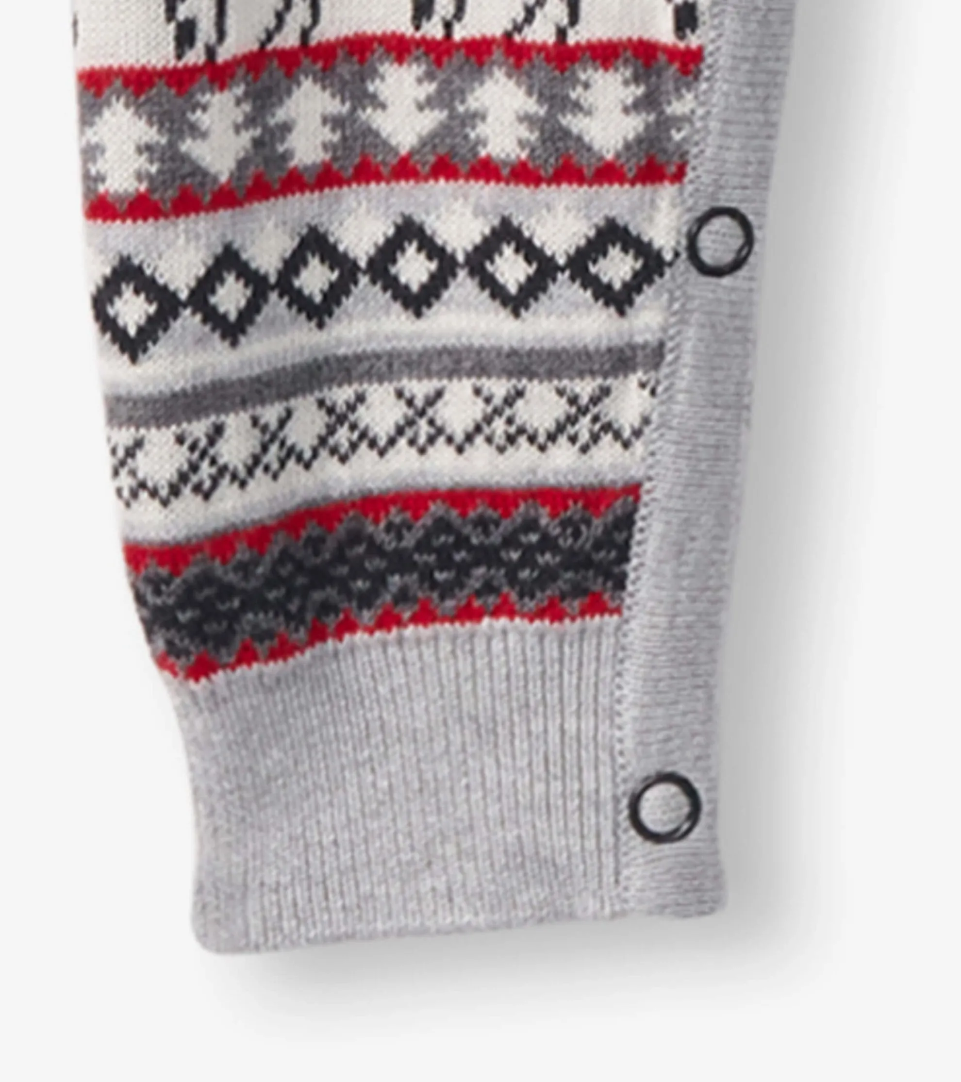 Sale Baby Stag Fairisle Sweater Onesie Sweaters|Rompers