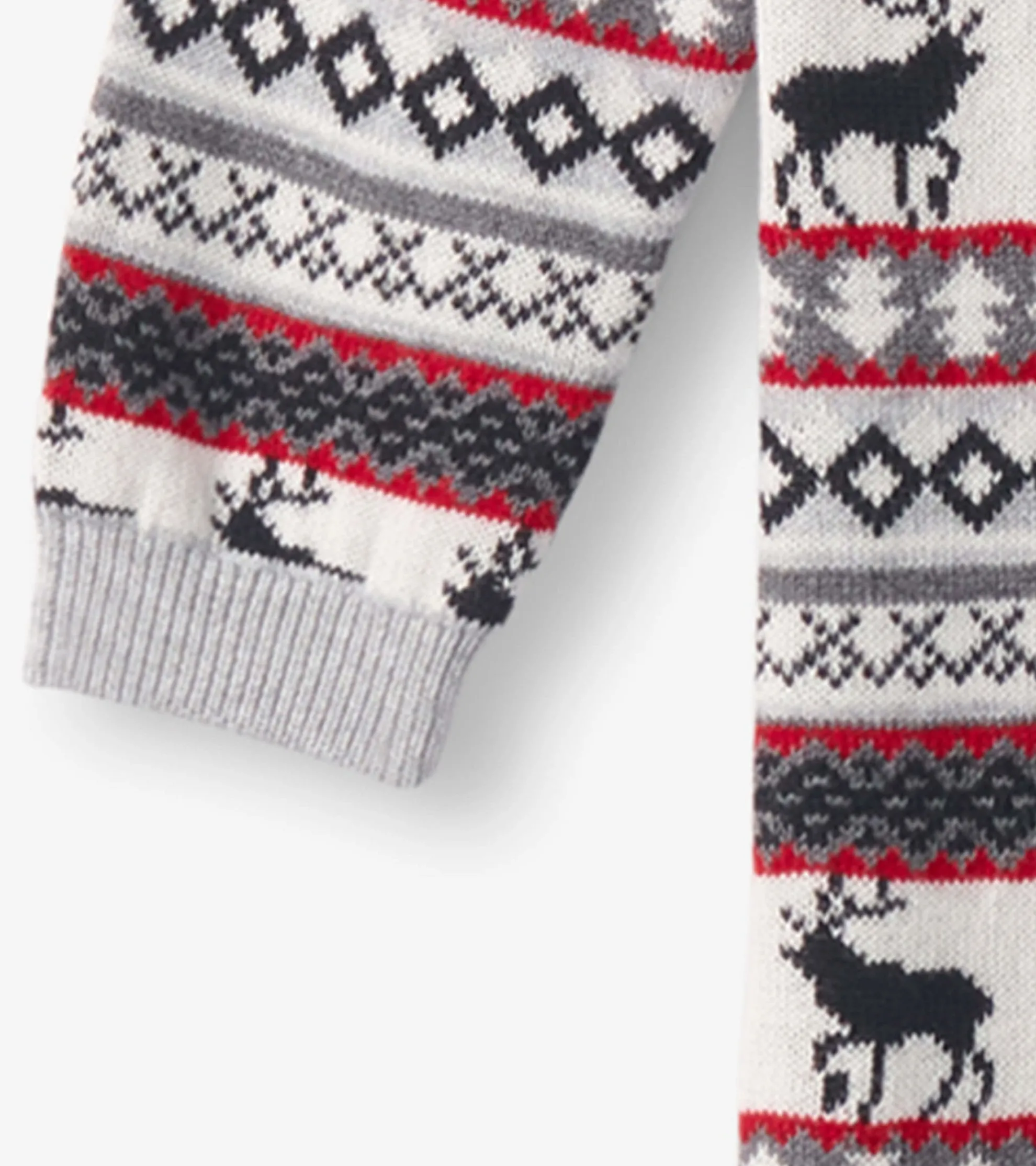 Sale Baby Stag Fairisle Sweater Onesie Sweaters|Rompers