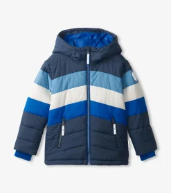 Online Black & Blue Kids Puffer Jacket BOY Outerwear|Outerwear