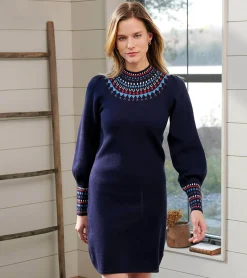 New Blair Sweater Dress - Navy Women Dresses
