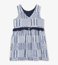 Outlet Blue Madras Dress Dresses